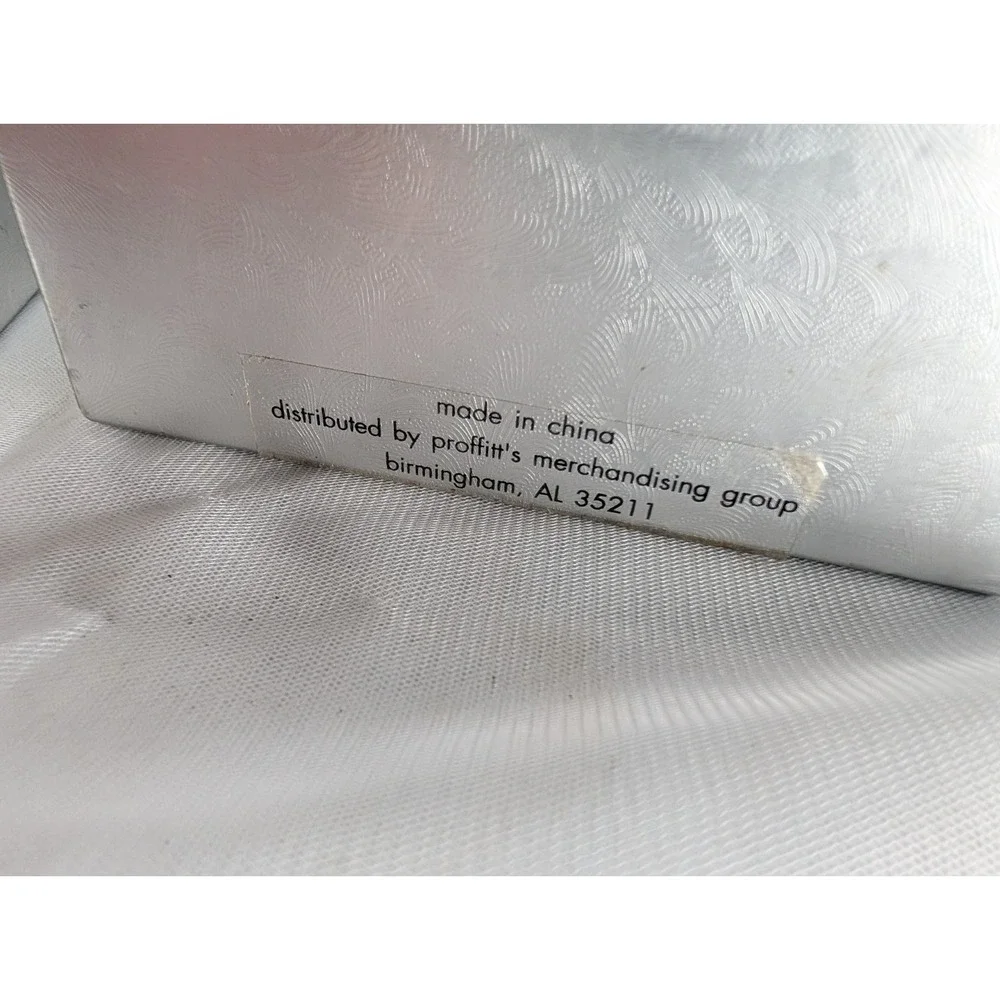Silver Tone Filigree Grand Piano Musical Box Ornament | Proffitt's VTG